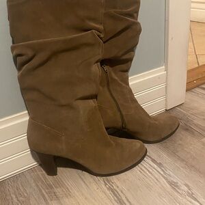 BCBG Paris Tan Heeled Boots